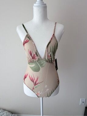 Trac Tropical Bird of Paradise Mesh Bodysuit – Sheer & Posh